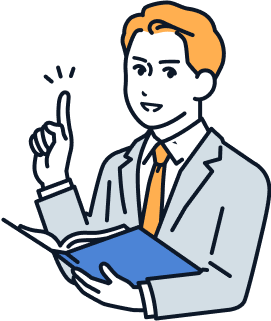 逆SEO対策について説明する人